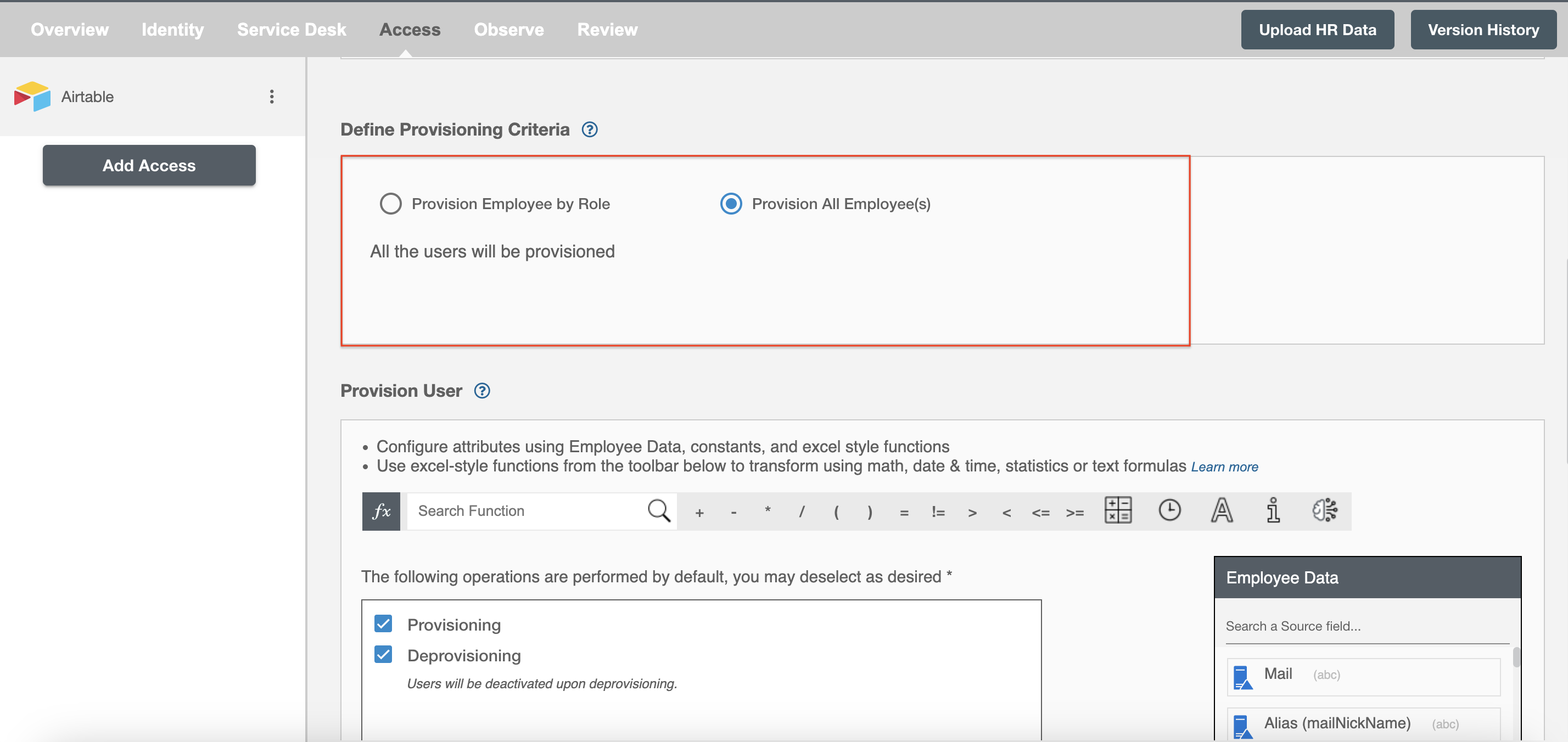 Airtable Process All Employees