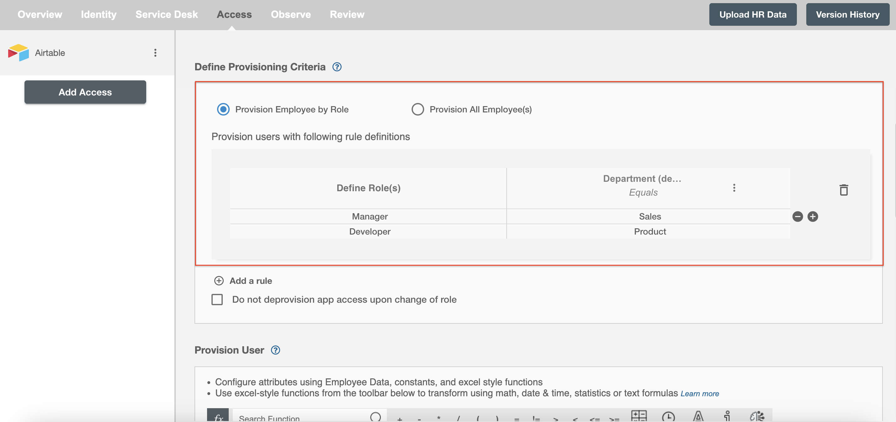 Airtable ScimManager Table1