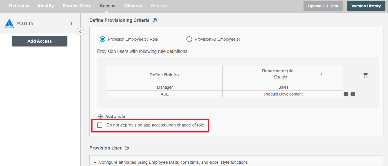 Atlassian ScimManager checkbox