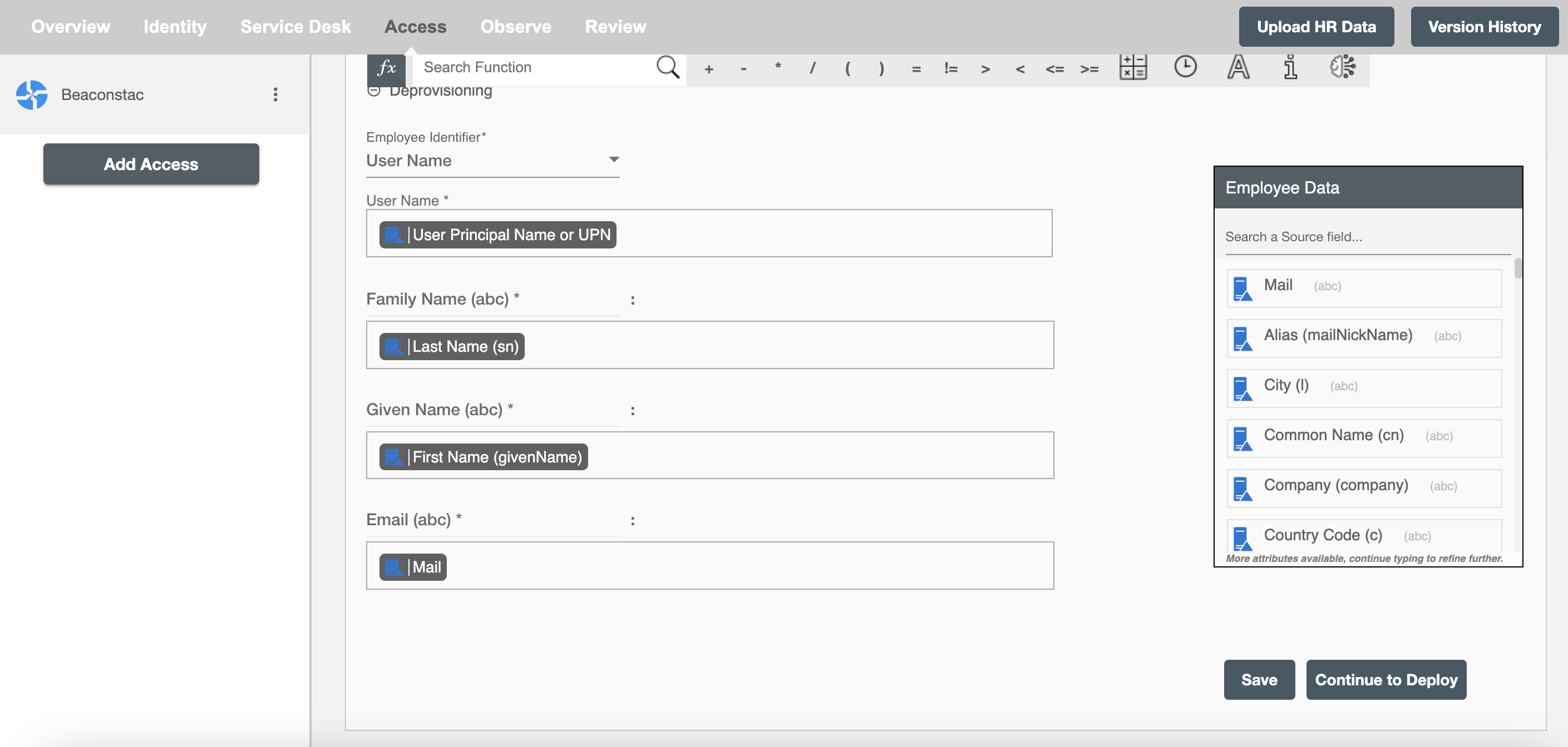 Beaconstac Form Attributes