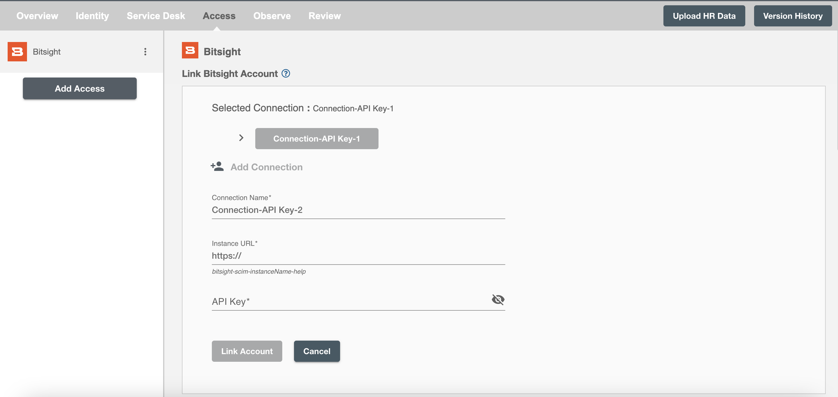 Bitsight API key