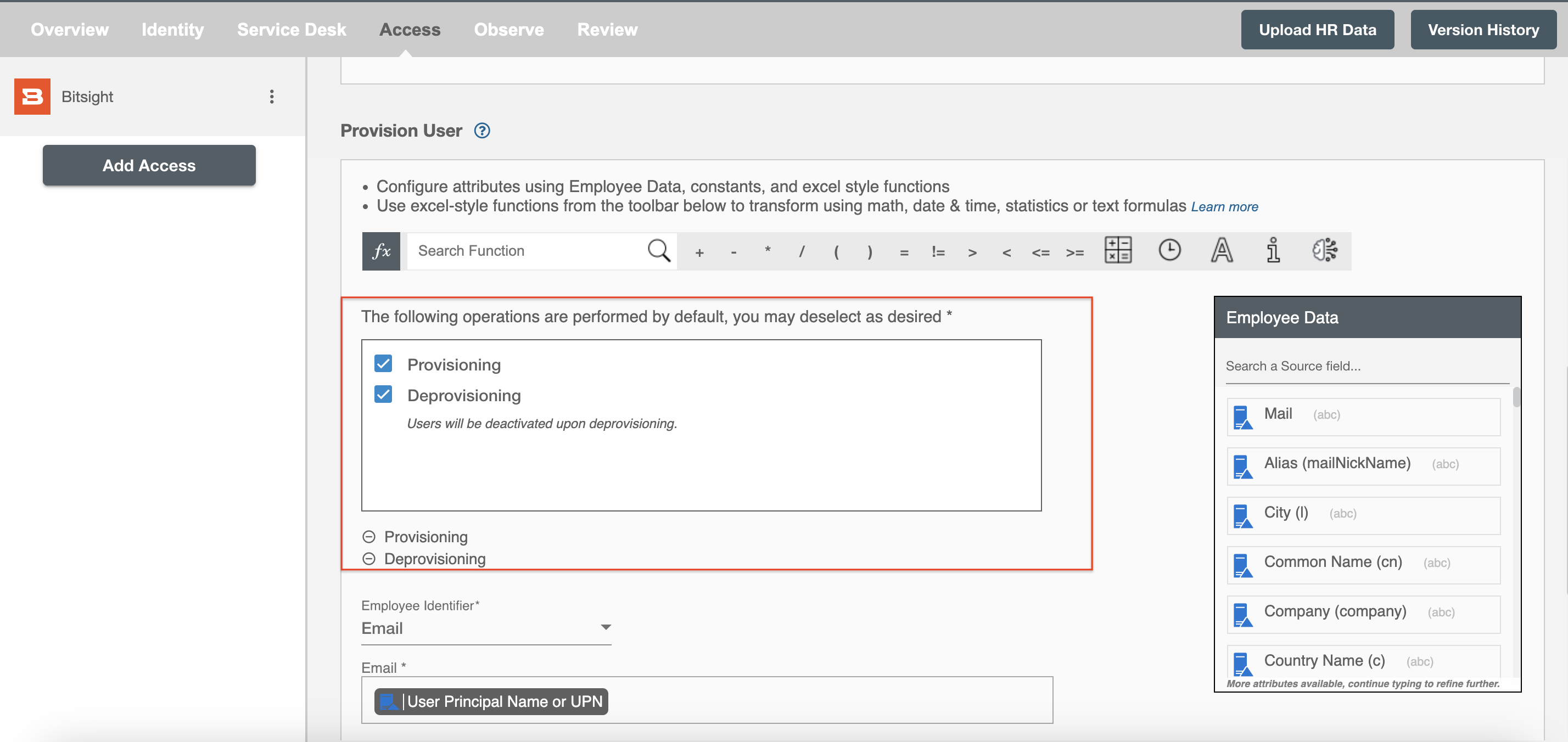 Bitsight Form Operations