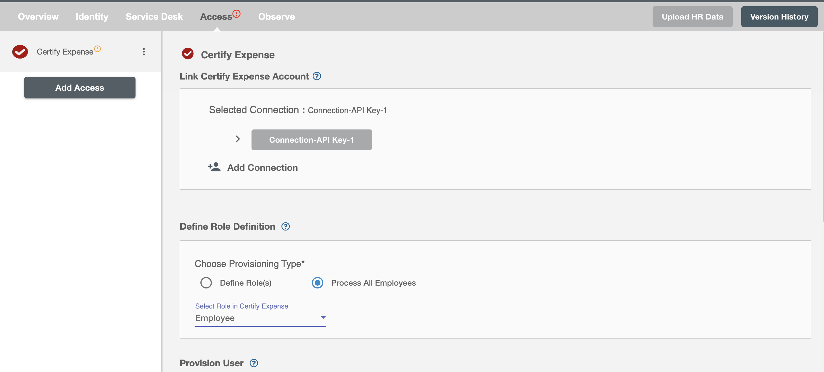 CertifyExpense ScimManager Process All Employees