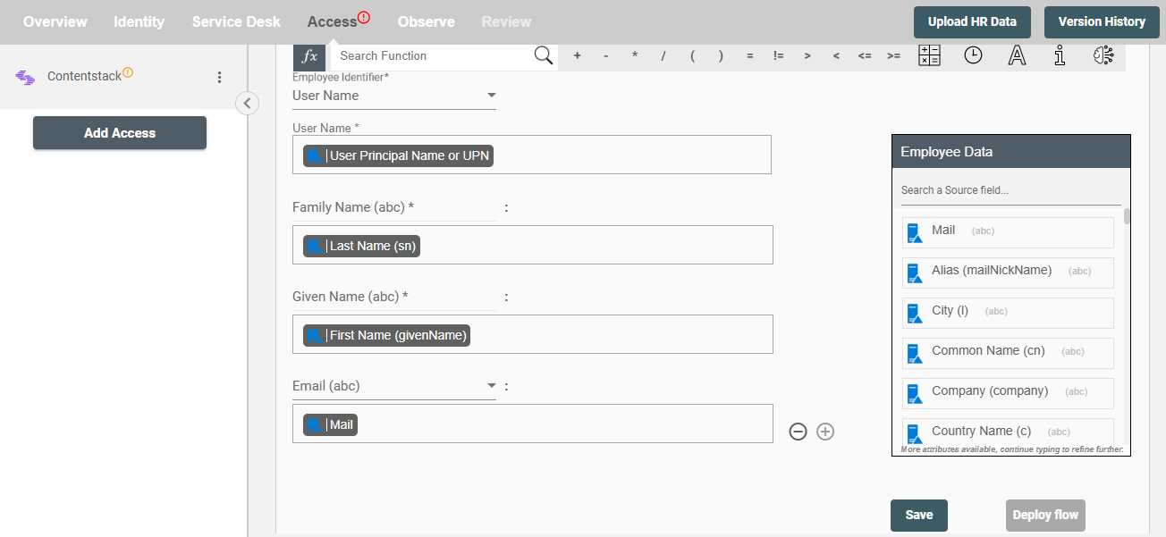 Contentstack Form Attributes