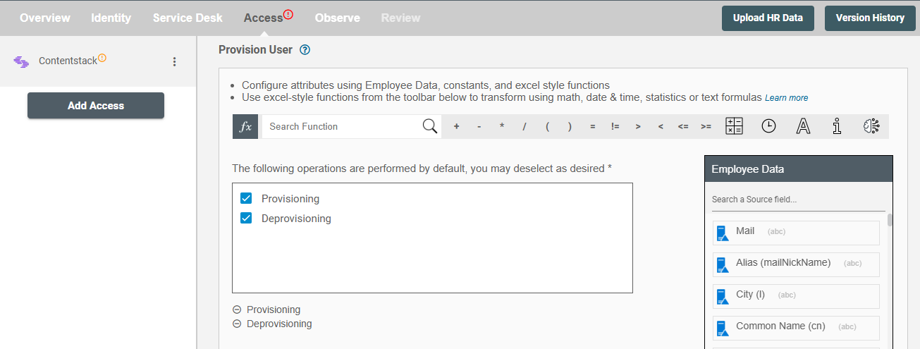 Contentstack Form Operations