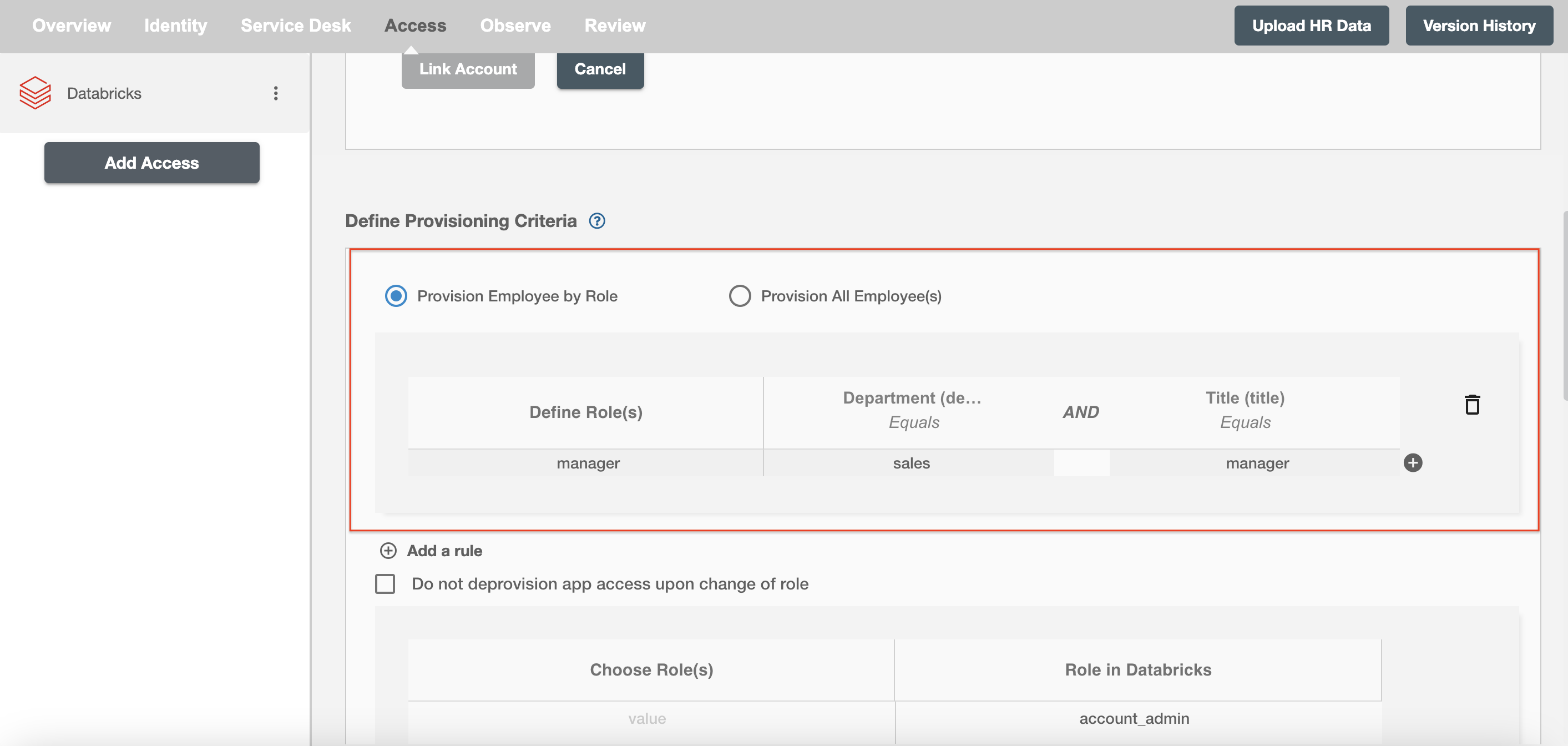 Databricks ScimManager Table1