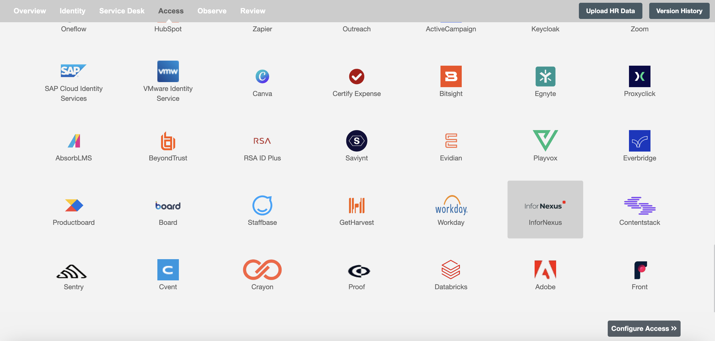 InforNexus Application on Hire2Retire