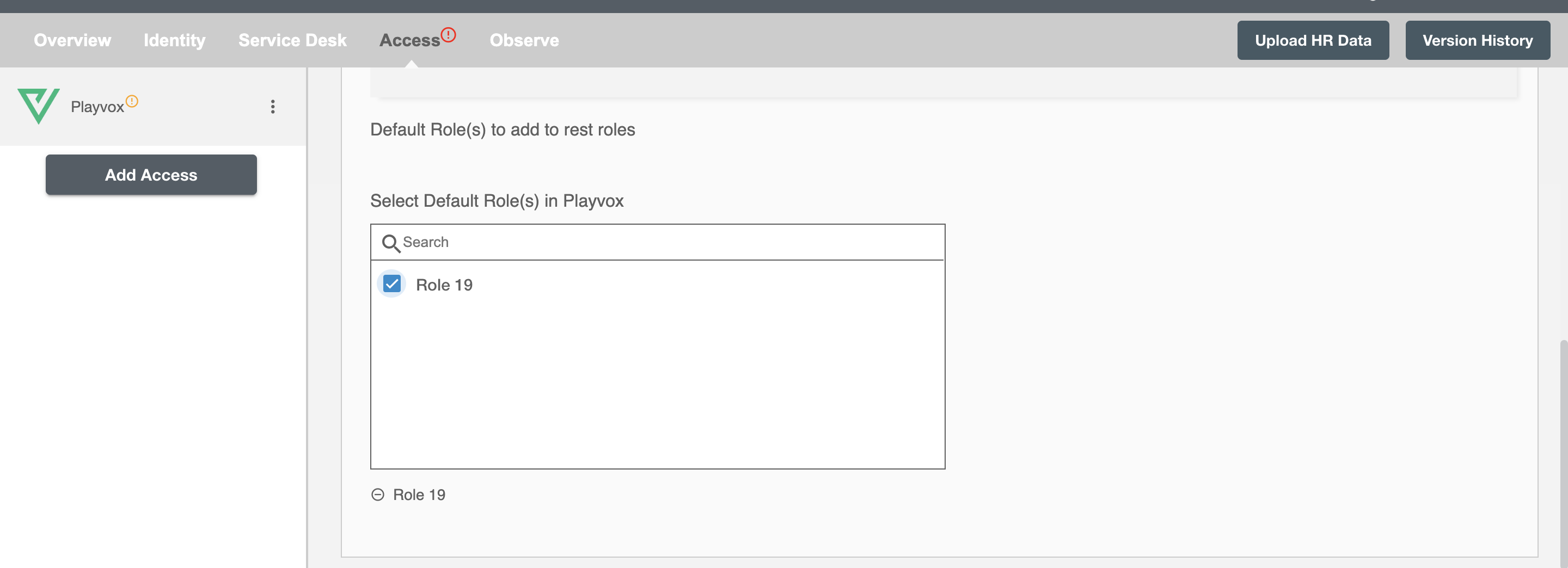 Freshservice ScimManager Default Roles