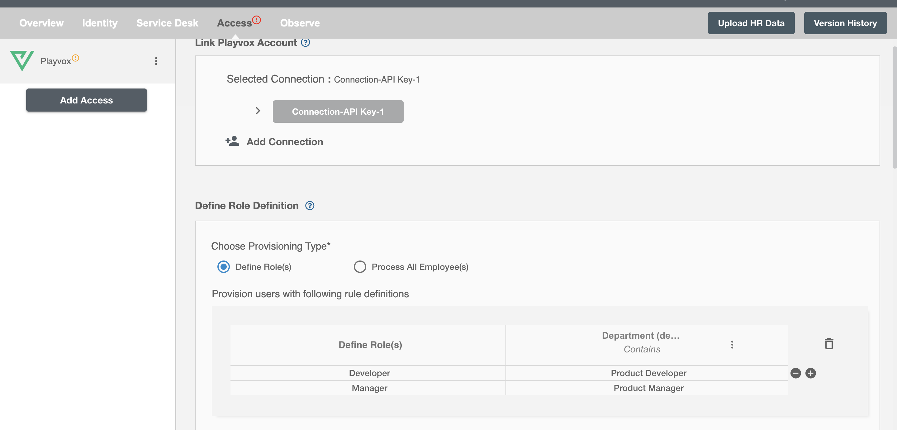 Playvox ScimManager Table1