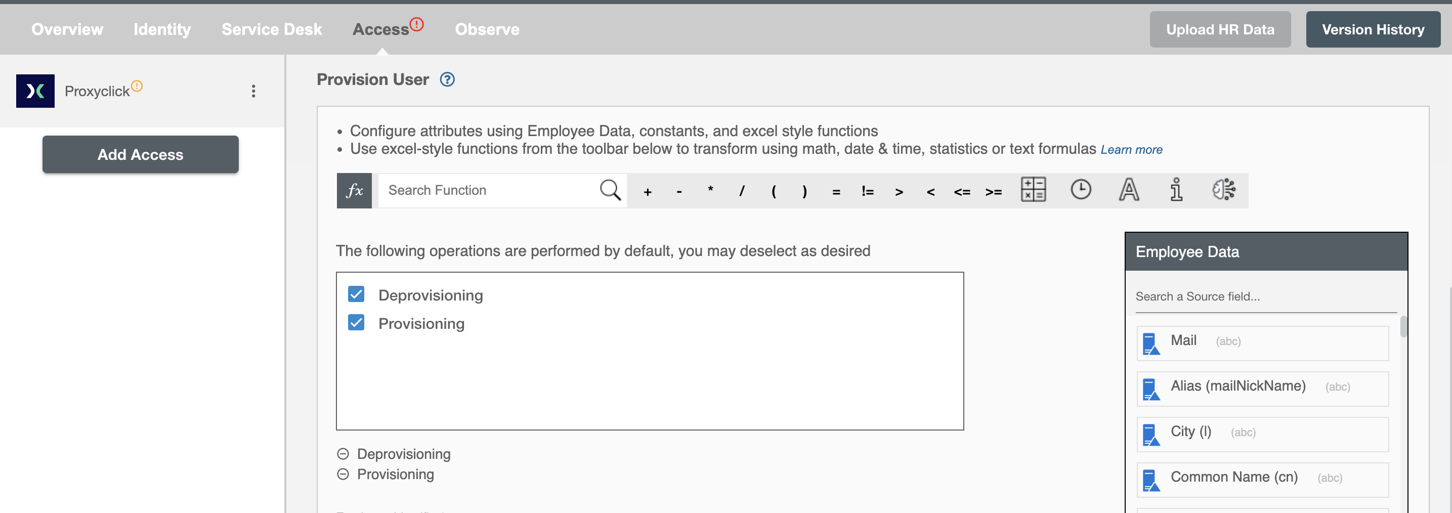 Proxyclick Form Operations