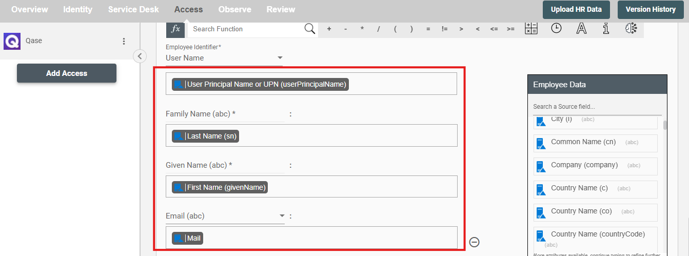 Qase Form Attributes