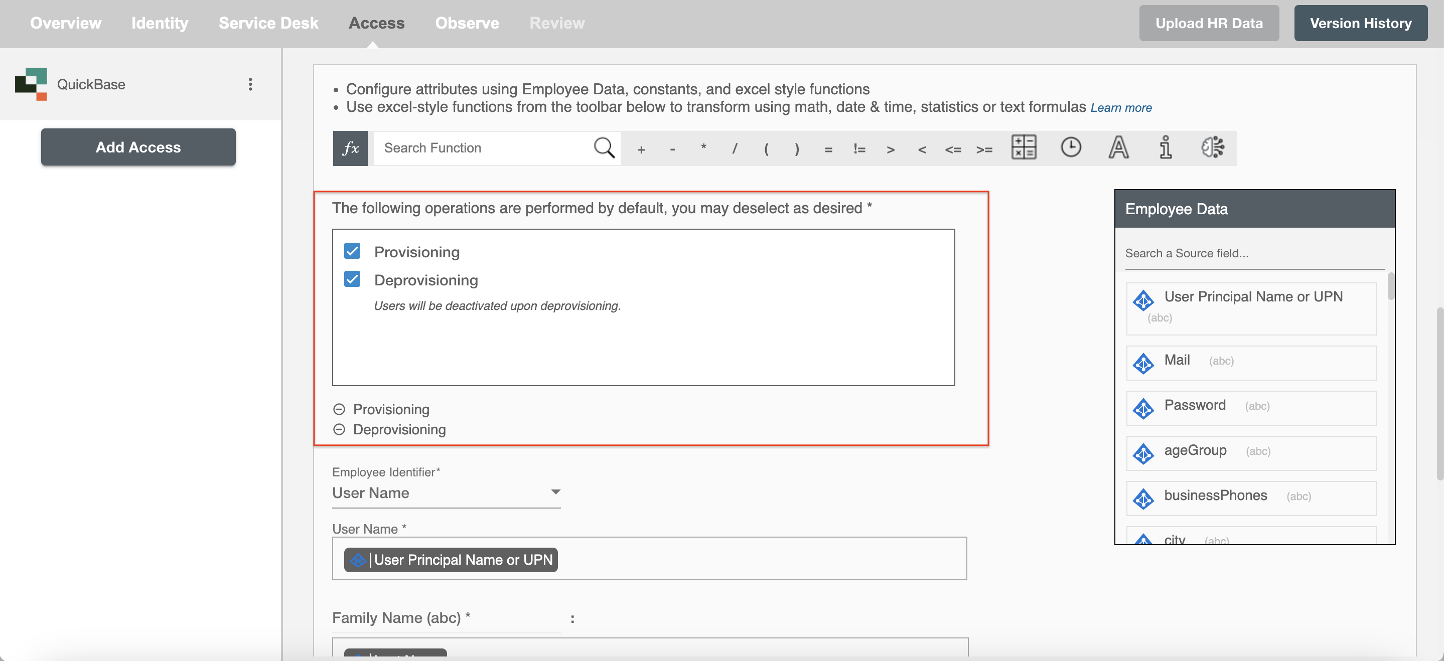 QuickBase Form Operations