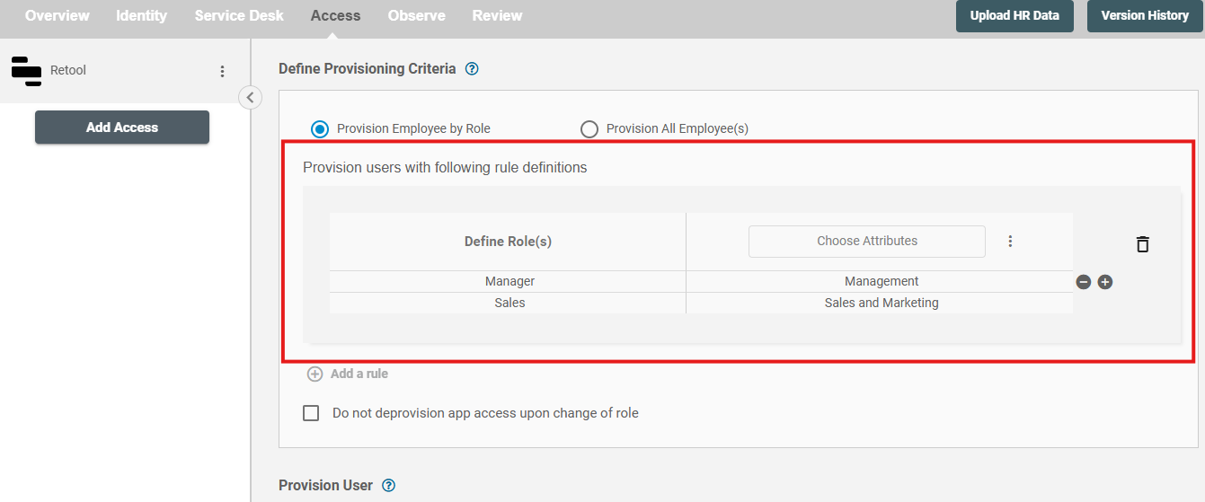 Retool ScimManager Table1