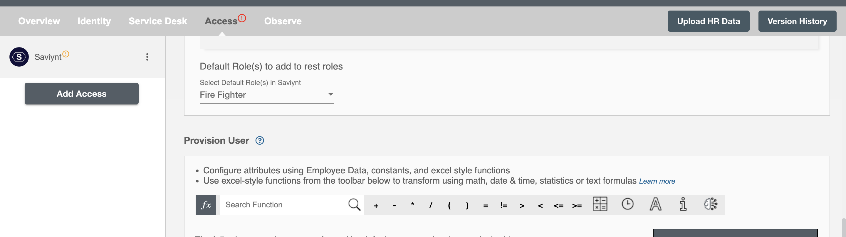 Freshservice ScimManager Default Roles