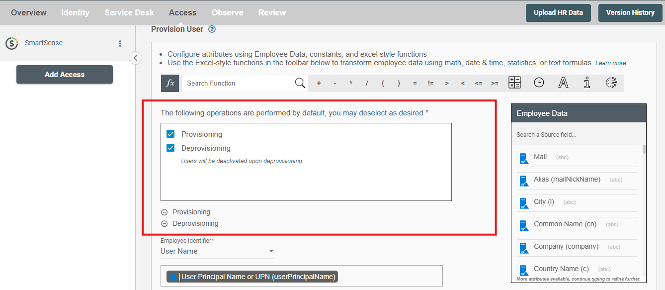 SmartSense Form Operations