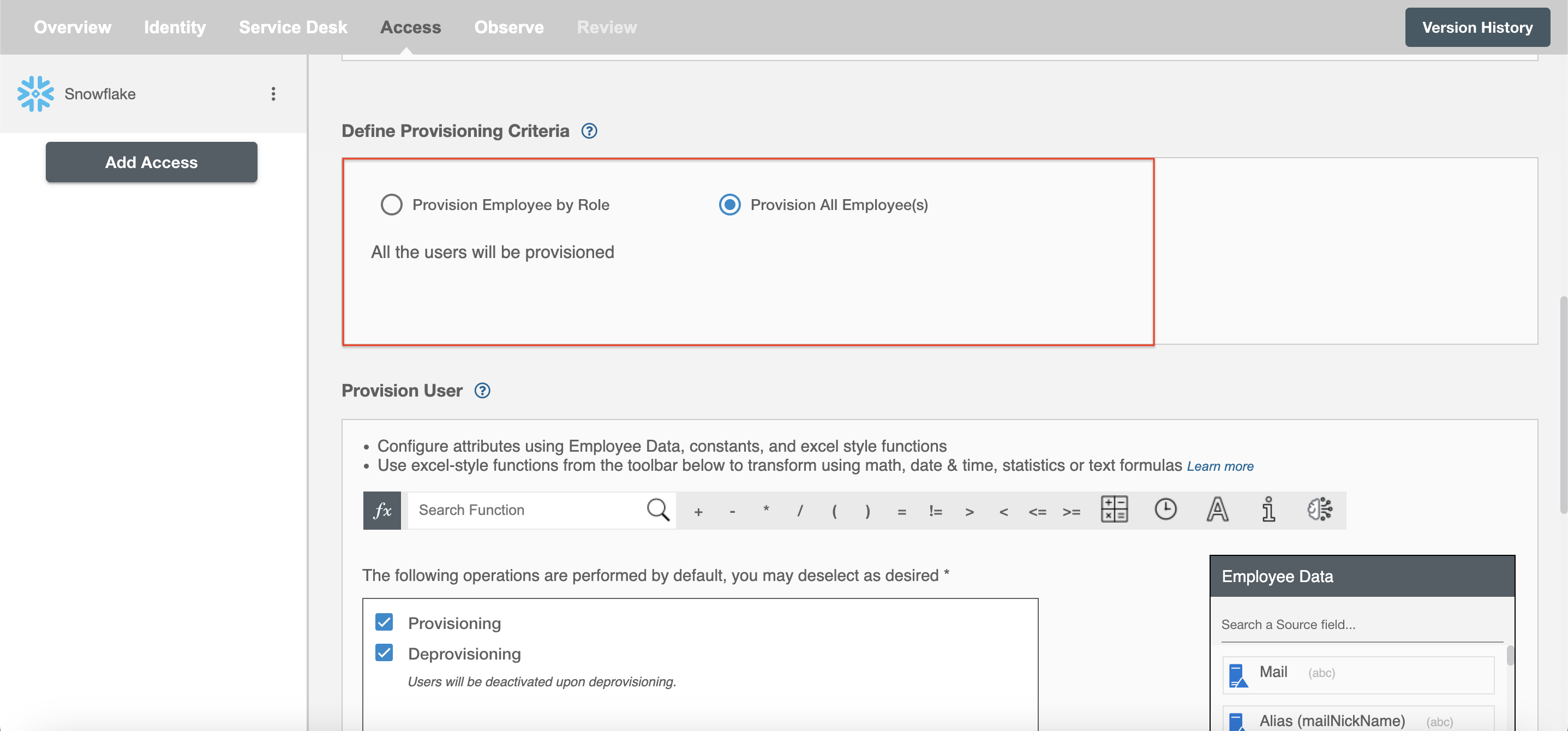 Snowflake ScimManager Process All Employees