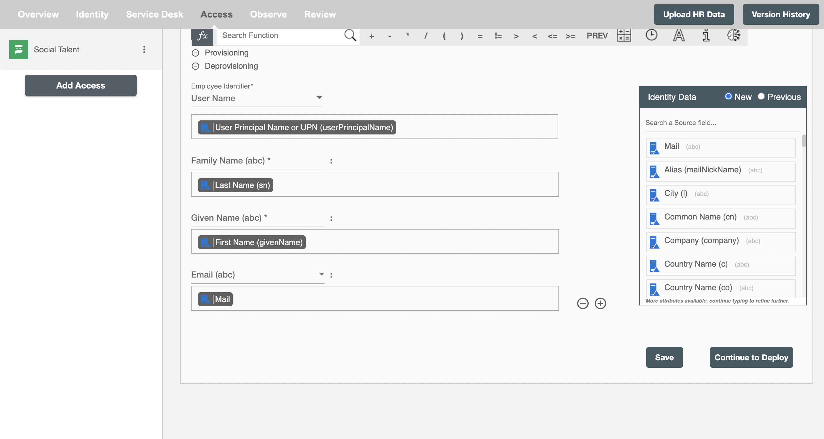 SocialTalent Form Attributes