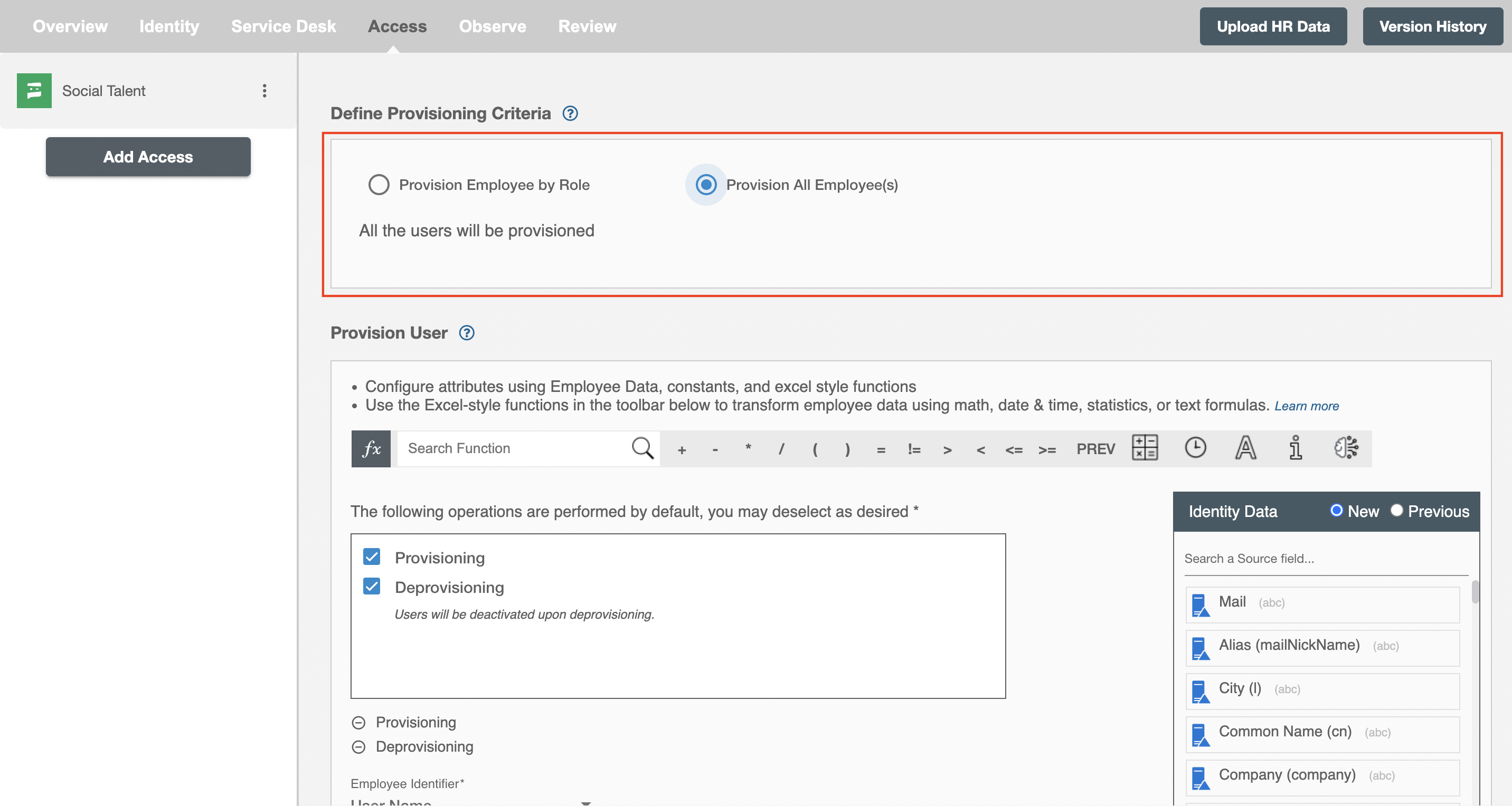 SocialTalent Process All Employees