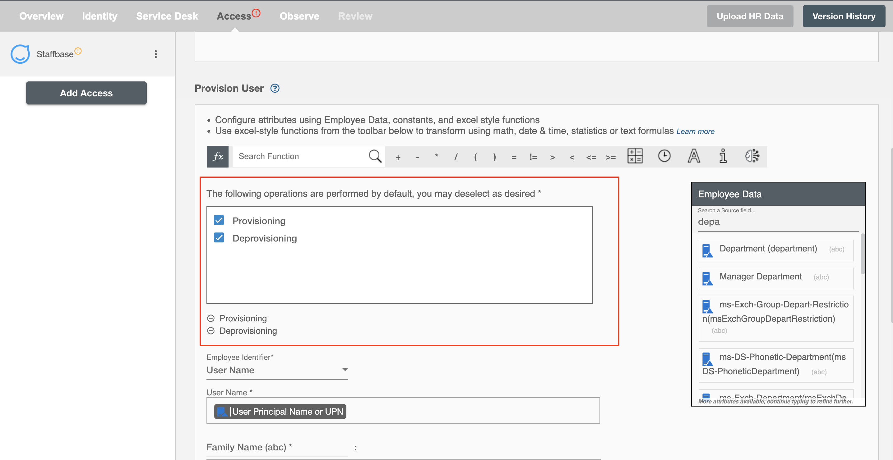 Staffbase Form Operations