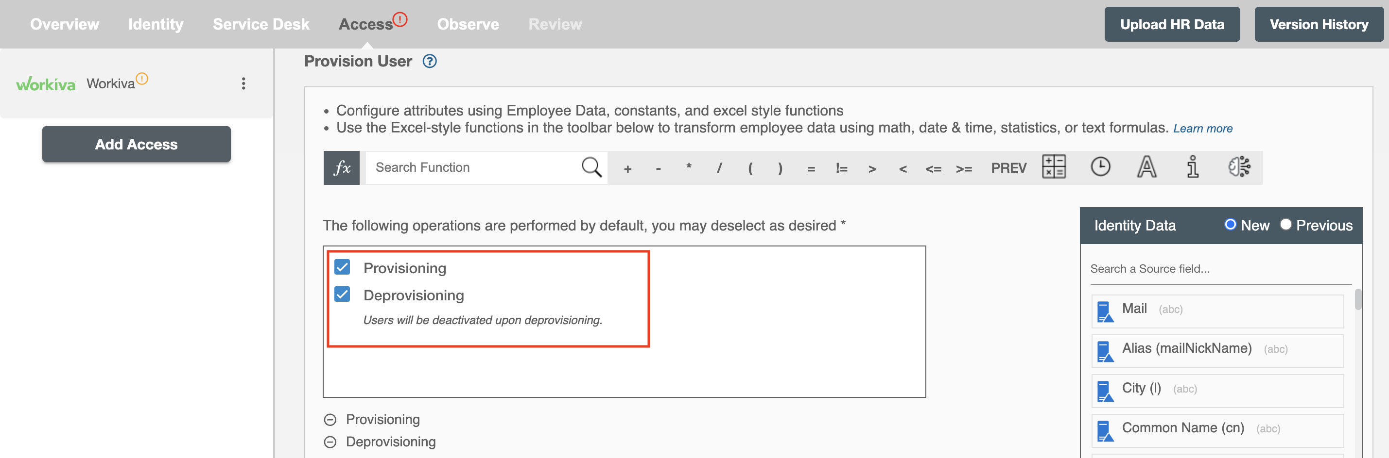 Workiva Form Operations